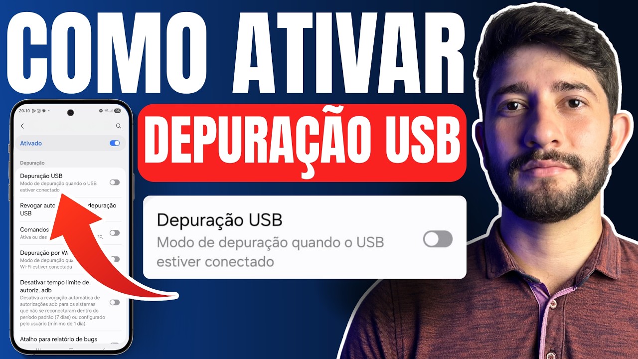Como ATIVAR DEPURAÇÃO USB em Qualquer CELULAR ANDROID?