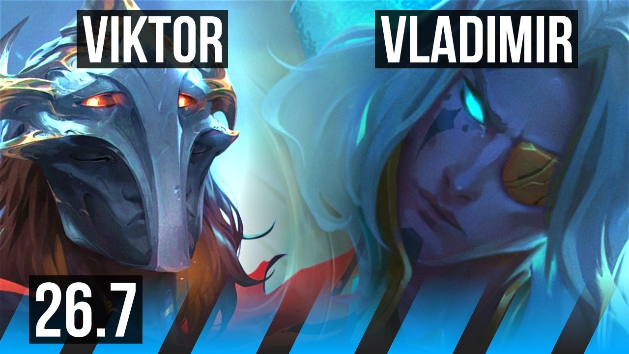VIKTOR vs VLADIMIR (MID) | KR Challenger | 26.7