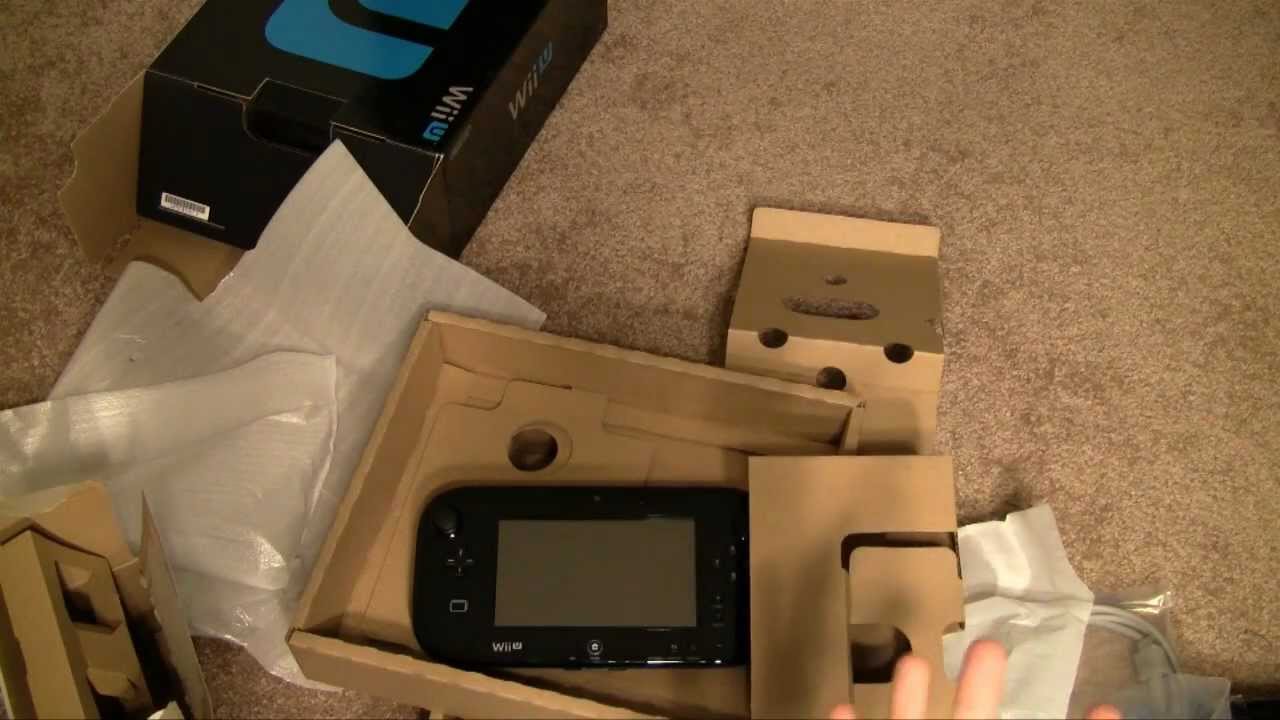 Nintendo Wii U Deluxe Unboxing