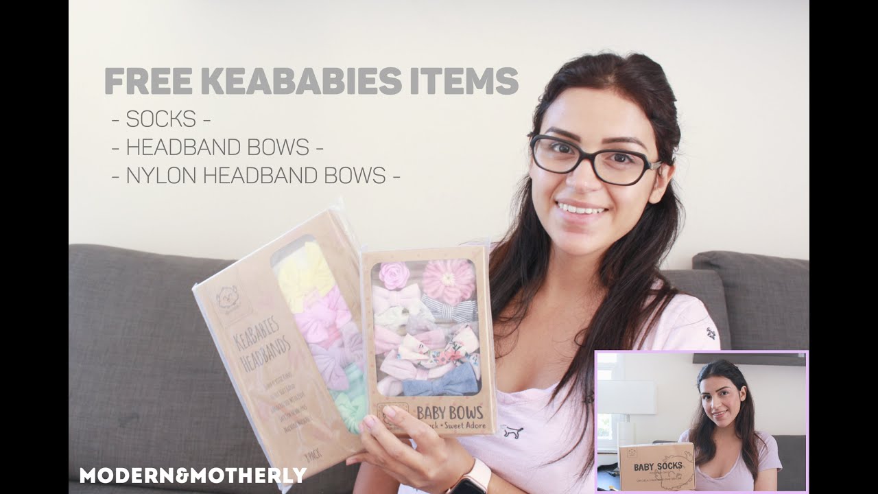 KeaBabies | How to Get FREE Baby Bows & Socks | Unboxing