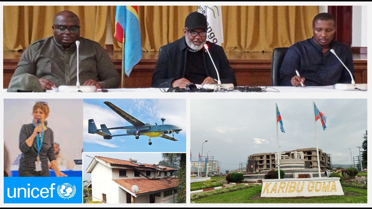 Bombardement de Goma, Corneille NANGAA à la presse l'AFC M23 ne sera pas intimidé par les drones 