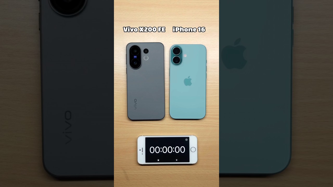 Vivo X200 FE vs iPhone 16 Speed Test ⚡🔥 Who&rsquo;s Faster?