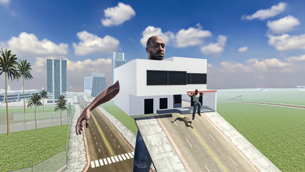 ​Franklin Found The Longest Road To Giant Franklin House in Indian Bike Driving 3D
