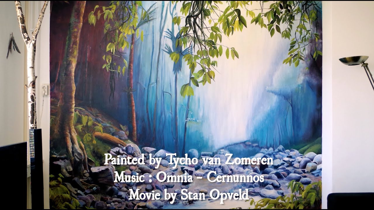 Epic Landscape Mural Timelapse by Tycho
