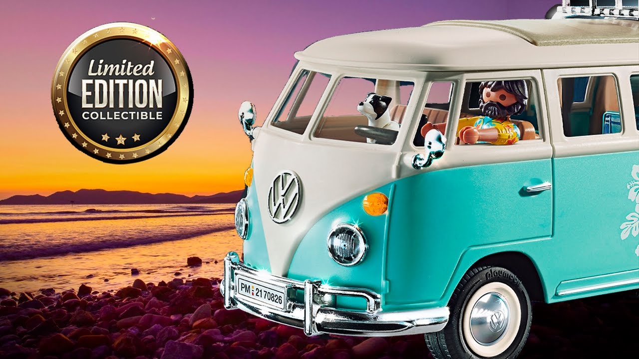 💎PLAYMOBIL VOLKSWAGEN EDICIÓN LIMITADA💎Nuevos vehículos CROMADOS 💛Beetle 💙T1 Camping Bus
