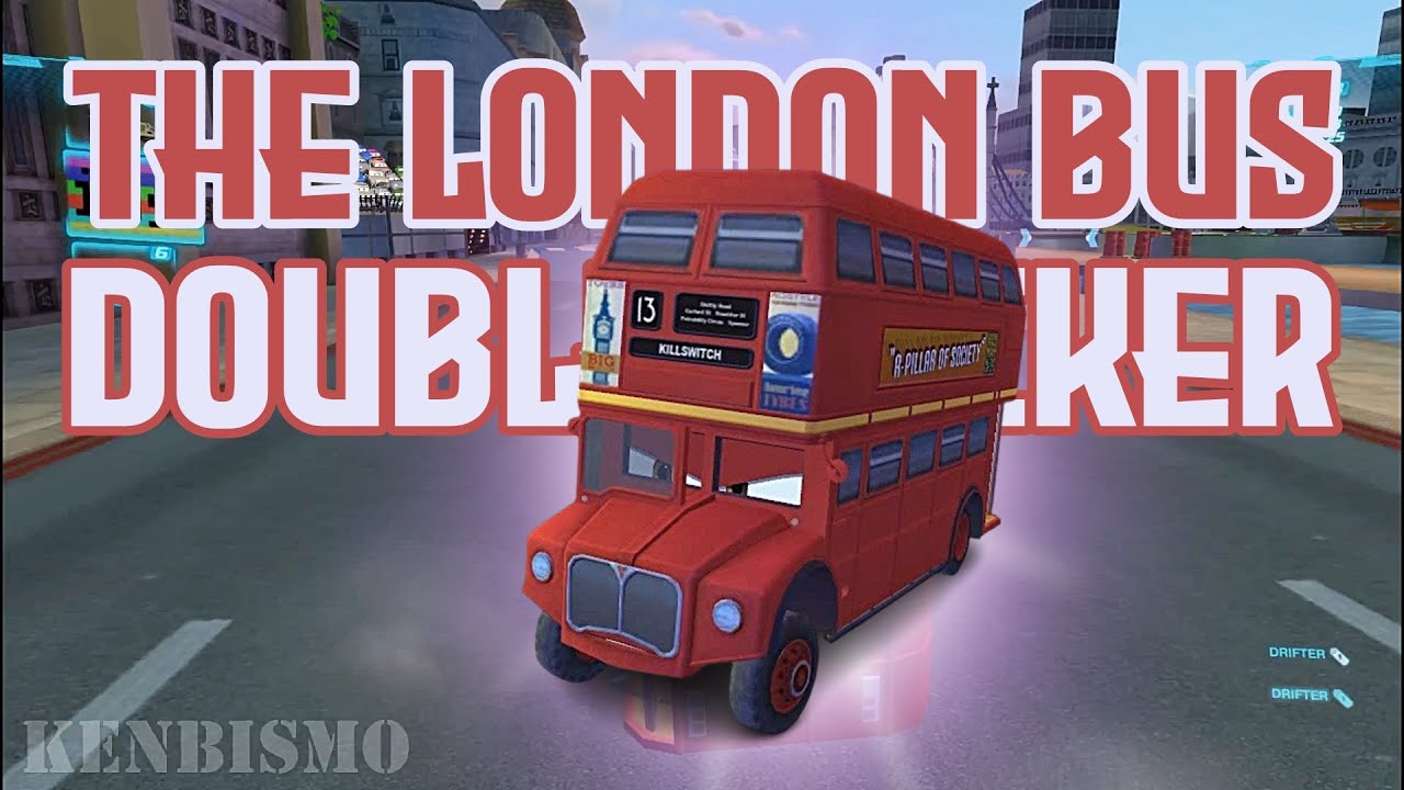 Cars 2 The Video Game Mod - The London Double Decker Bus - Buckingham Sprint - Extreme Speed
