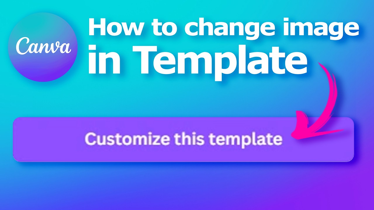 How to change image in Canva Template