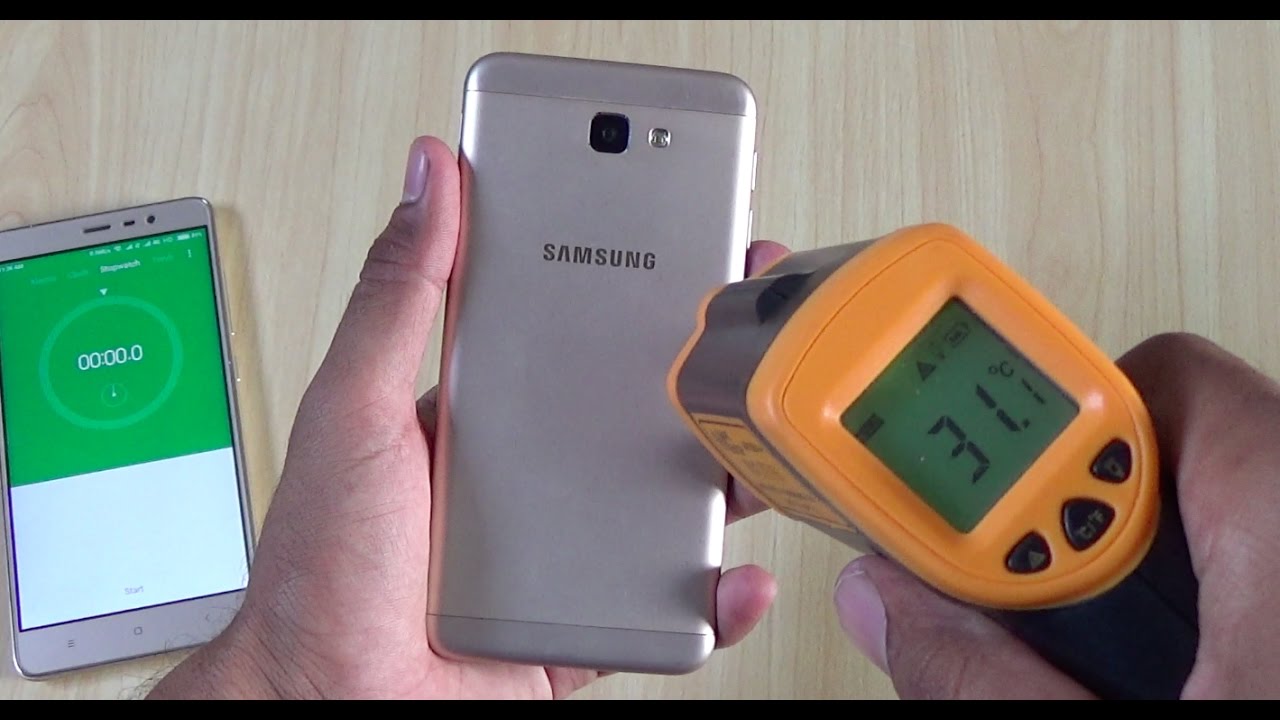 Samsung Galaxy J5 Prime Heating Test