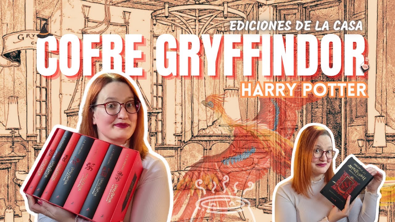 🪄HARRY POTTER: COFRE GRYFFINDOR🦁 - Ediciones de la casa