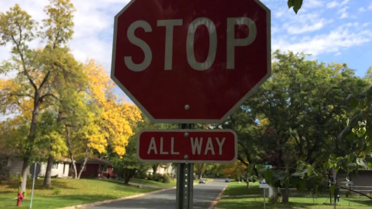 All-way Stop Signs - A Brief Analysis