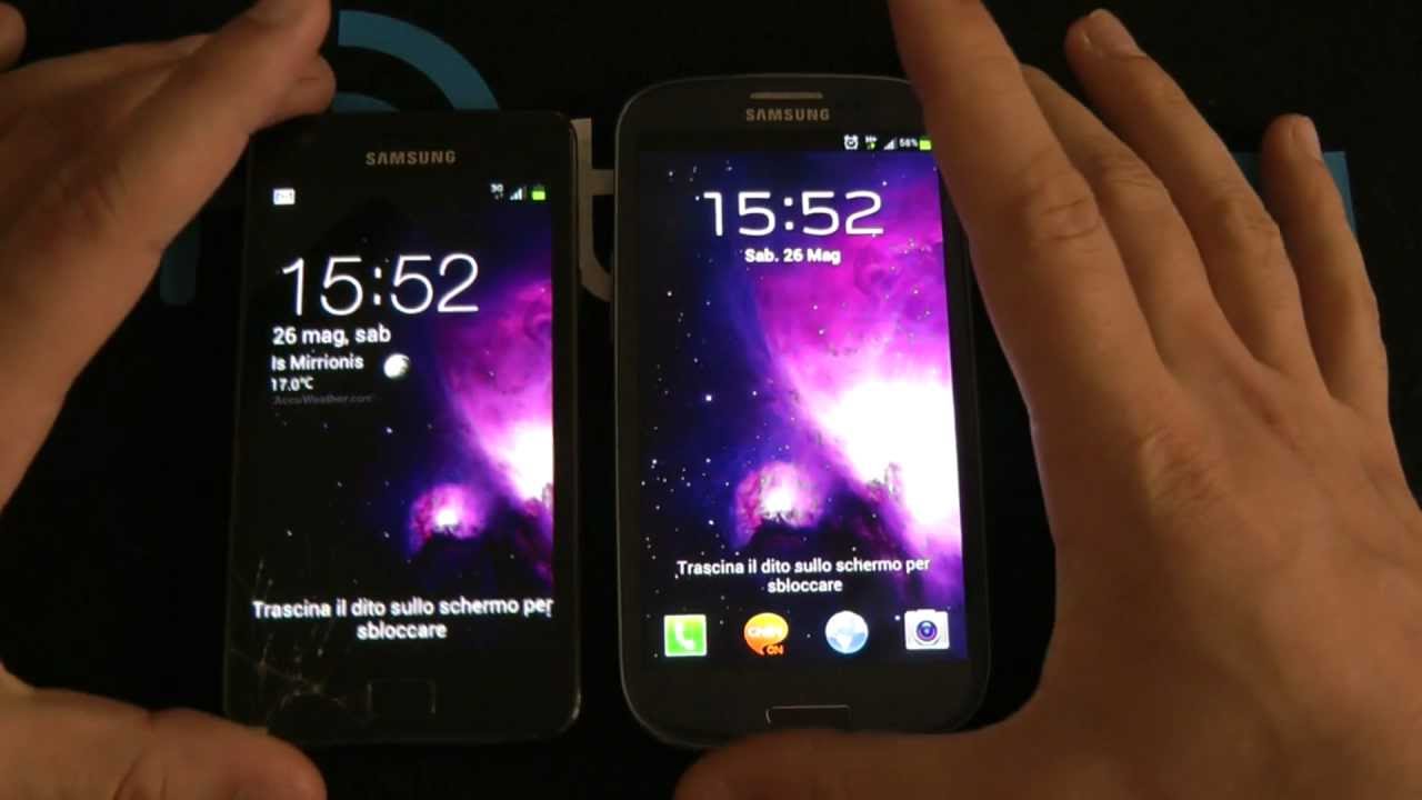 Galaxy S3 vs Galaxy S2 video comparativa by HDblog