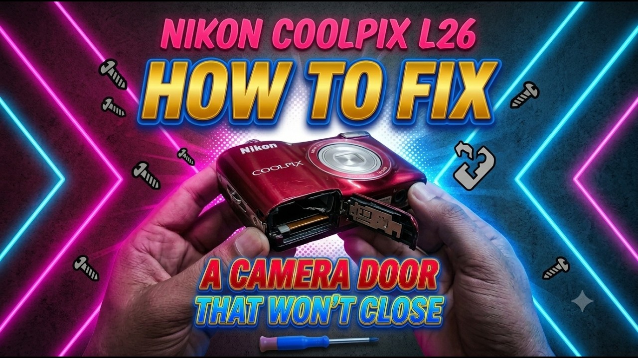 How to Fix a Camera Door That Won't Close