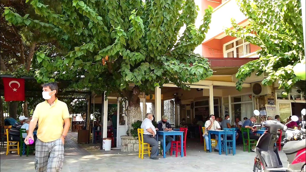 Walking in Izmir: Seferihisar District Center - Turkey (September 2020)