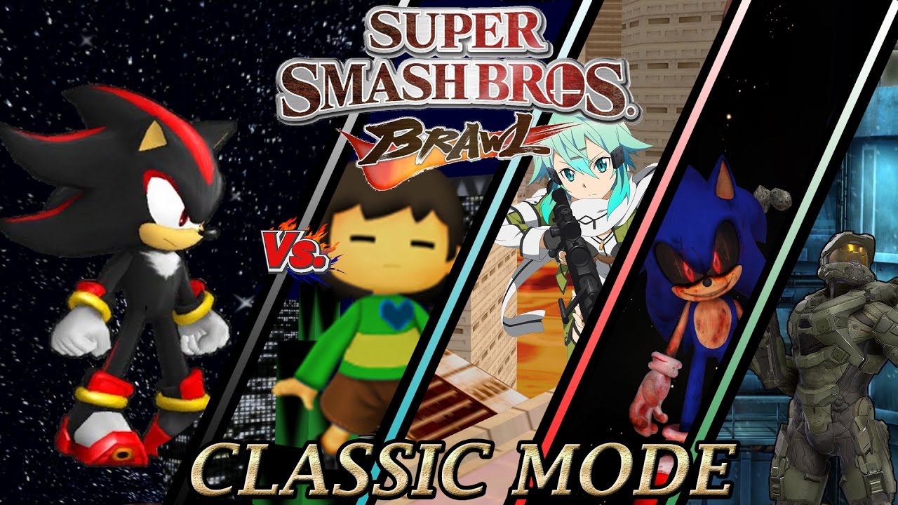 Shadow Takes on My Version of Super Smash Bros. Brawl Classic Mode