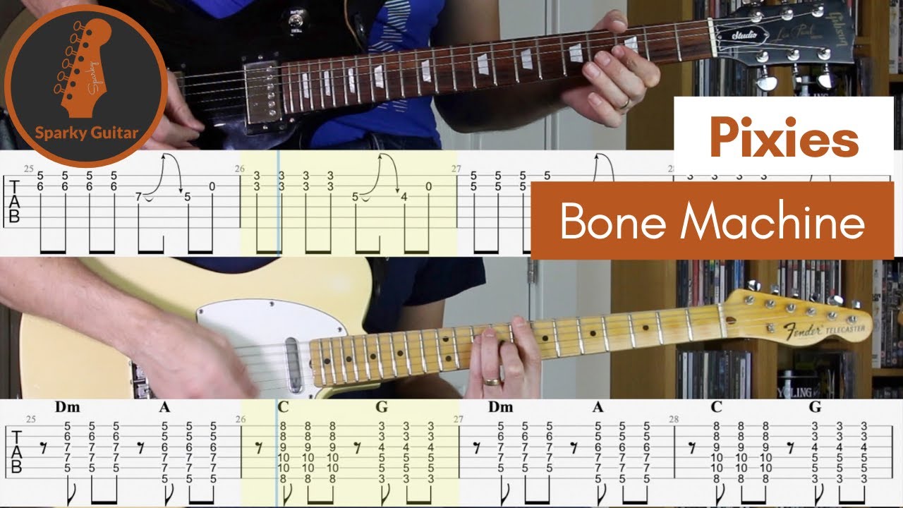 Bone Machine - Pixies (Guitar Cover #46 with Tabs)