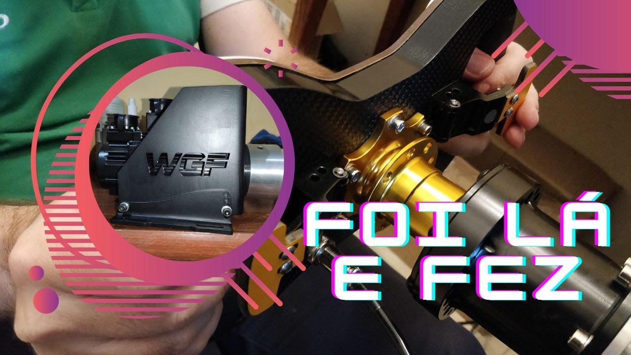DIY Direct Drive Force Feedback e Volante WGF