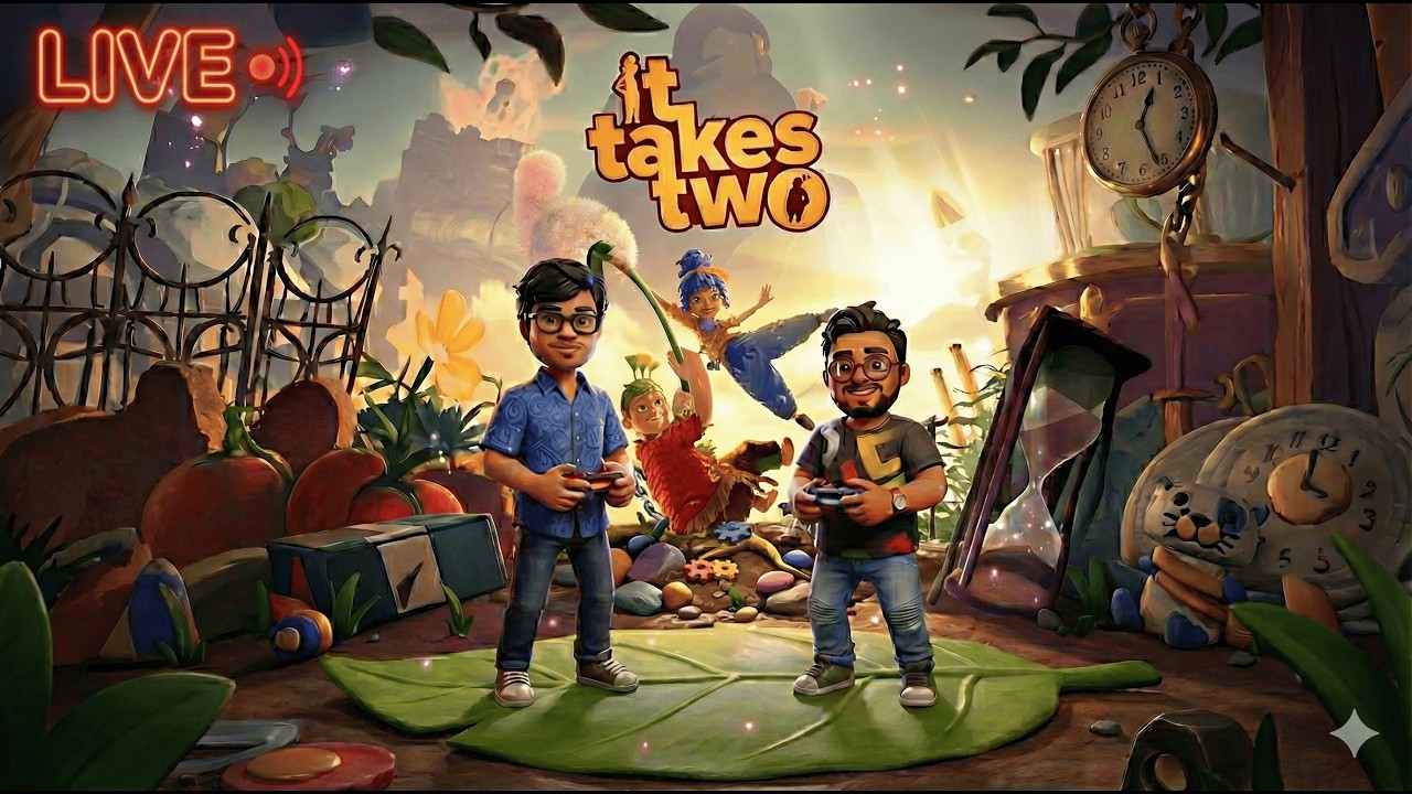 It Takes Two - FULL GAMEPLAY Live Stream! (Best Co-op Game) | Live 🔴