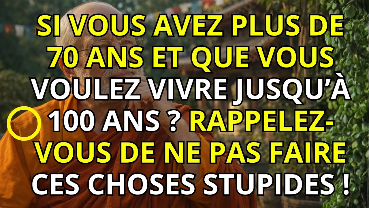 Si Vous Avez Plus De 70 Ans Et Que Vous Voulez Vivre Jusqu’à 100 Ans, Ne Faites Jamais Ces 5 Choses