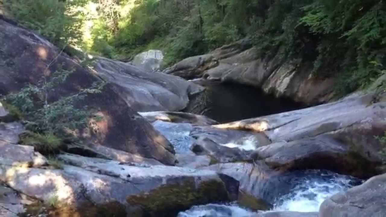 Steels Creek Falls, NC (top view)