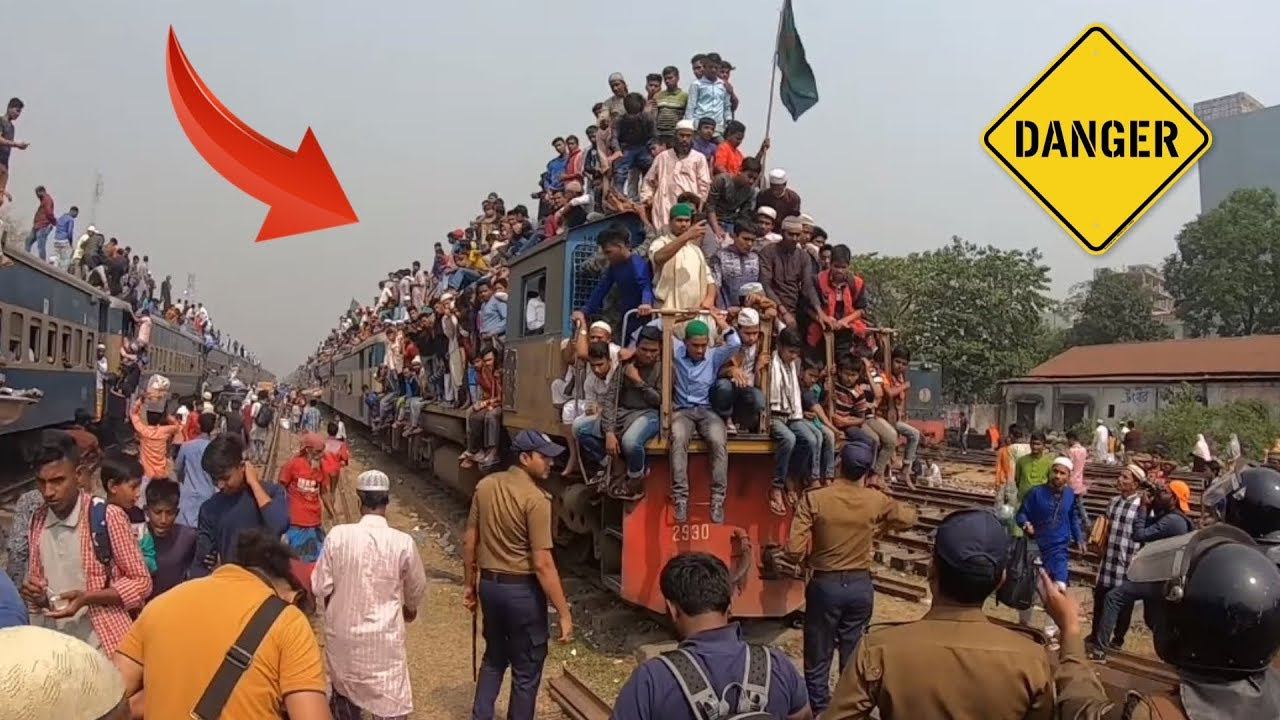 İNSANLAR ÇILDIRMIŞ OLMALI !! | TRENİN ÜZERİNDE YOLCULUK ?