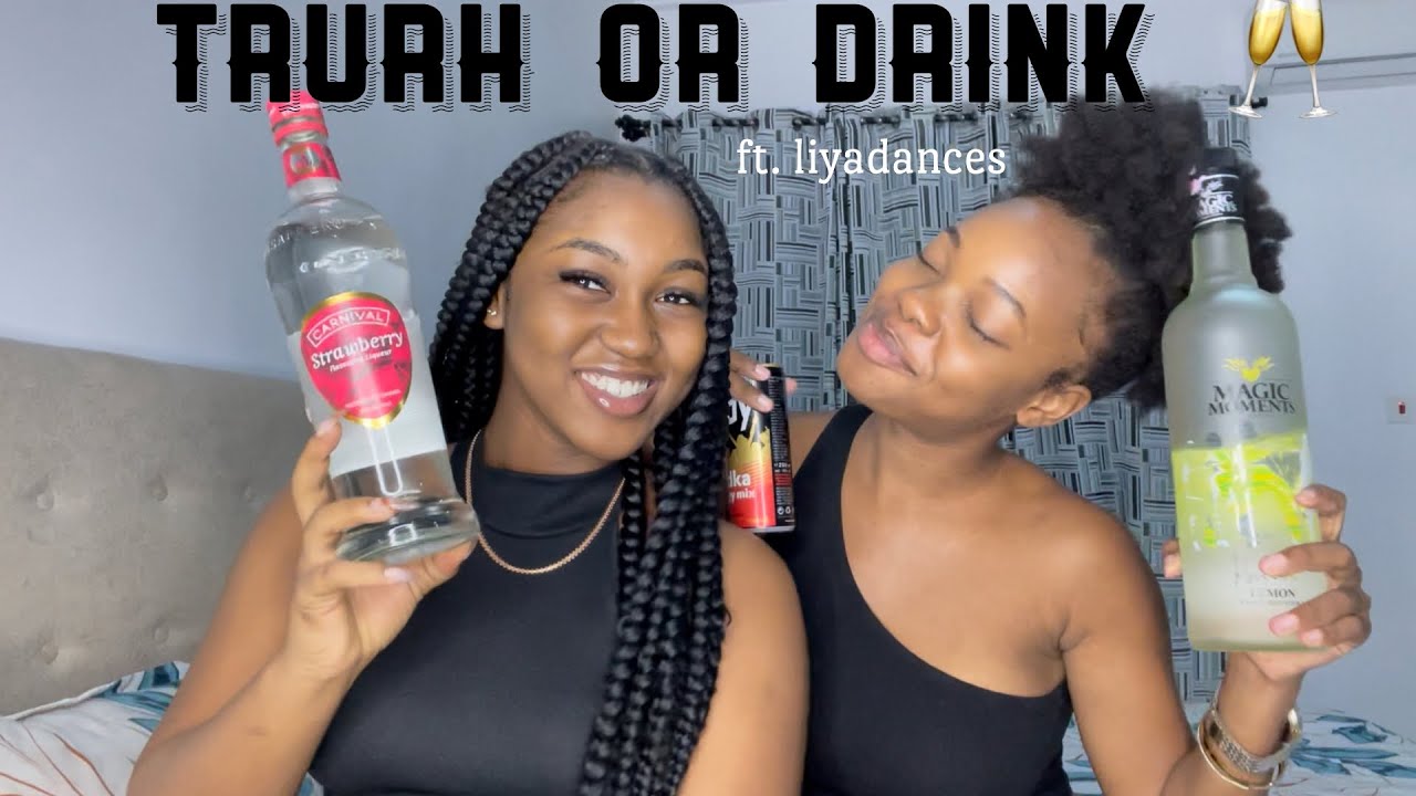 Truth or Drink 🥂 ft liyadances . | VERY juicy 🔥 | Aaliyah gets drunk🤣 | 3 sum ?👀