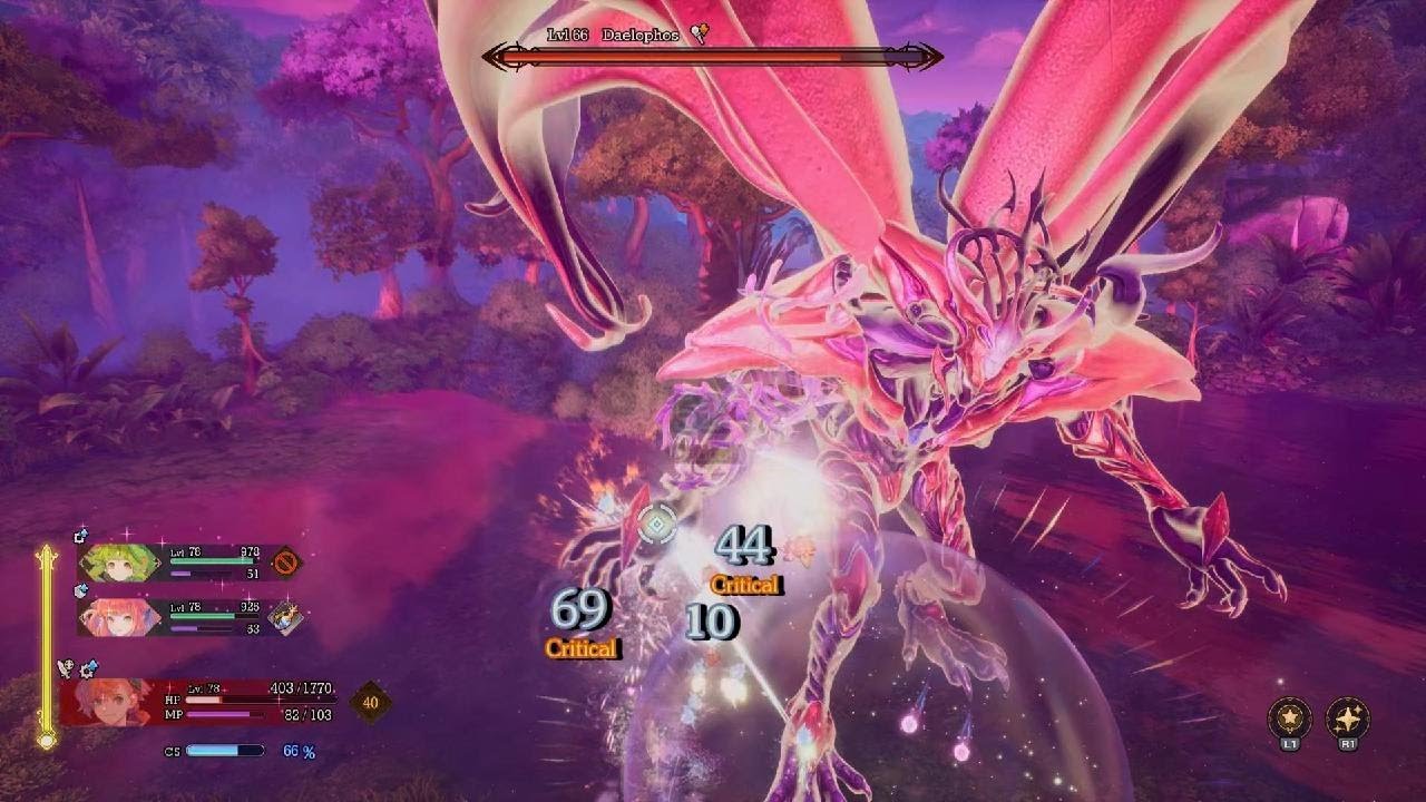 Visions of Mana - Final Boss Daelophos (Hard Mode)