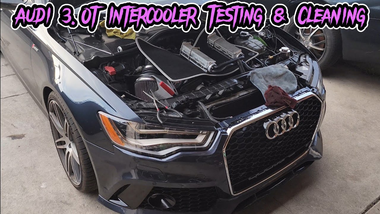 Проверка и очистка интеркулера Audi 3.0T