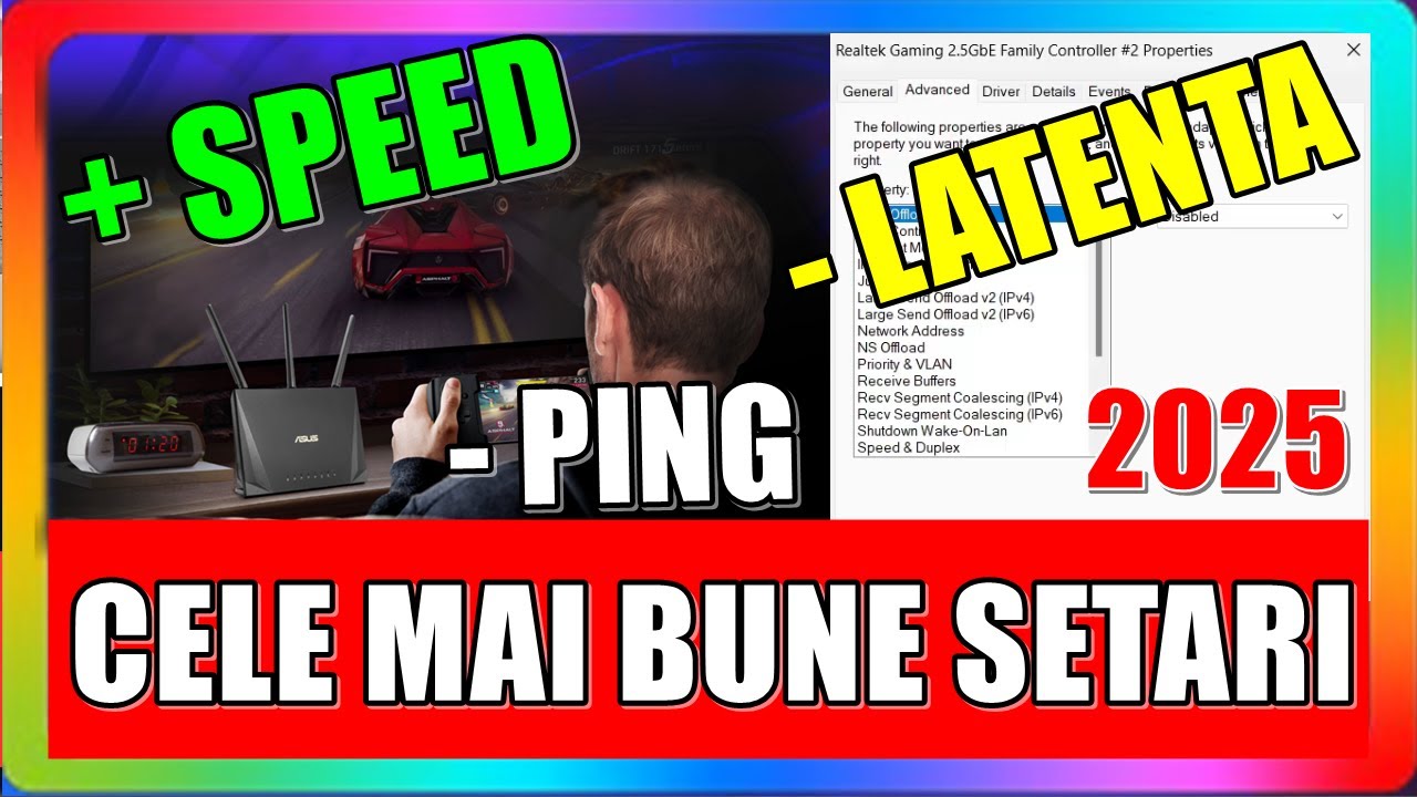 Cele Mai Bune Setări De Net Pentru Jocuri In 2025 (Scade Ping,  Latența, Creșterea Viteza De Net)