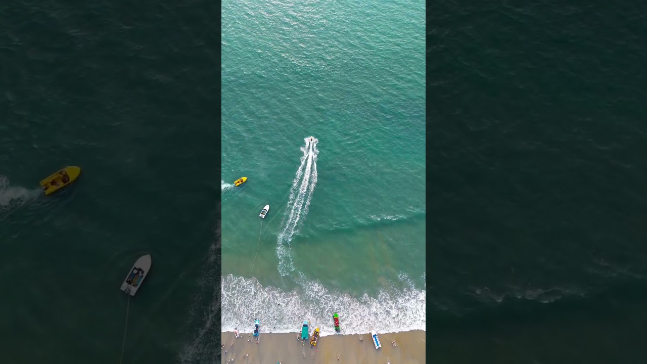 Colva Beach Goa 4K Drone shot 🤩😍