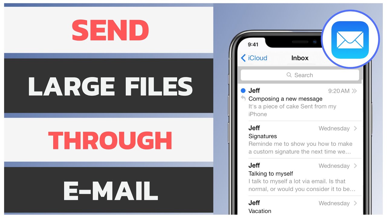 How To Send Large Files Through Email From iPhone Using Mail Drop | How To Use Mail Drop