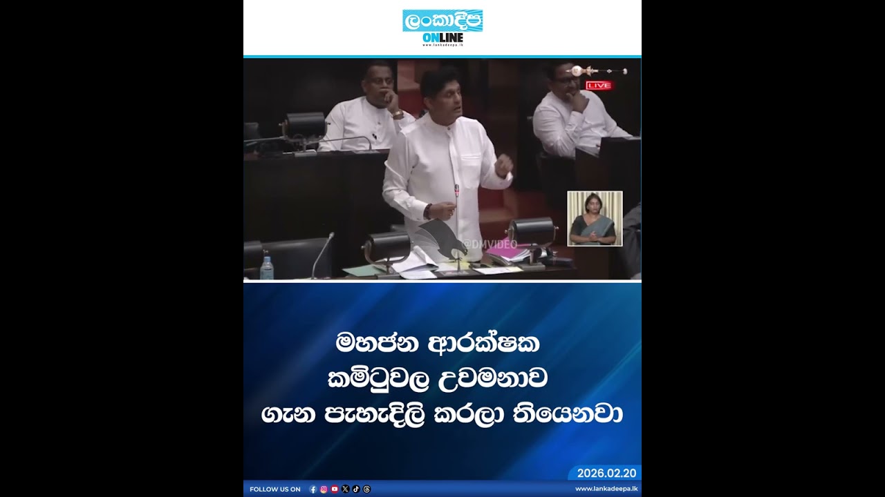 මහජන ආරක්ෂක කමිටුවල උවමනාව ගැන පැහැදිලි කරලා තියෙනවා