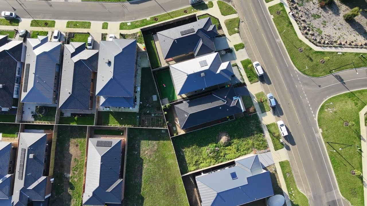Drone eagle view properties video