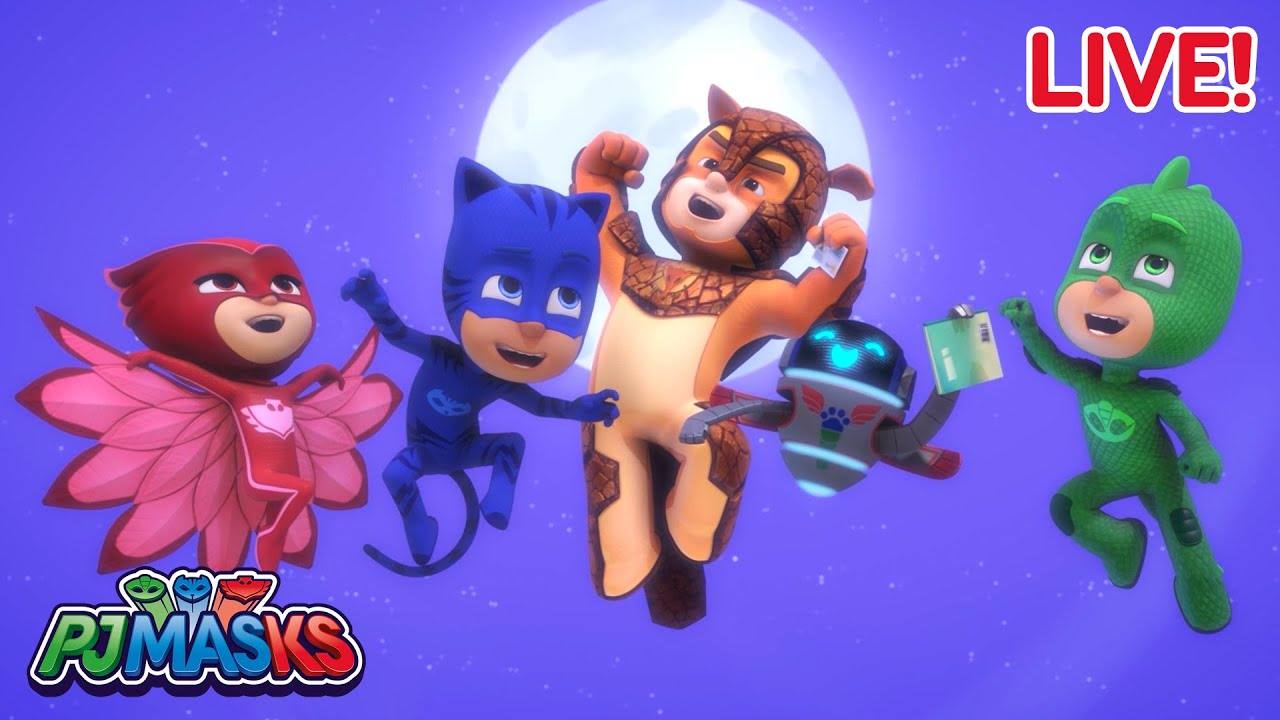 🔴 LIVE! PJ Masks Full Episodes 🔴 | PJ Masks to save the day! + More superhero cartoons | #live