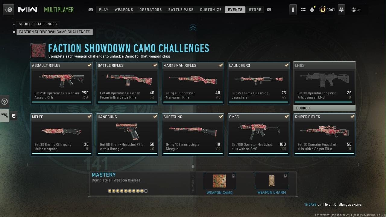Finaly...🥵Done The Faction Showdown Camo Challenges 😅