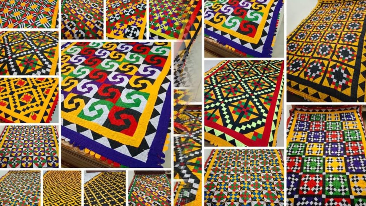 Sindhi Ralli design art || rilli patchwork || rilli apliq work