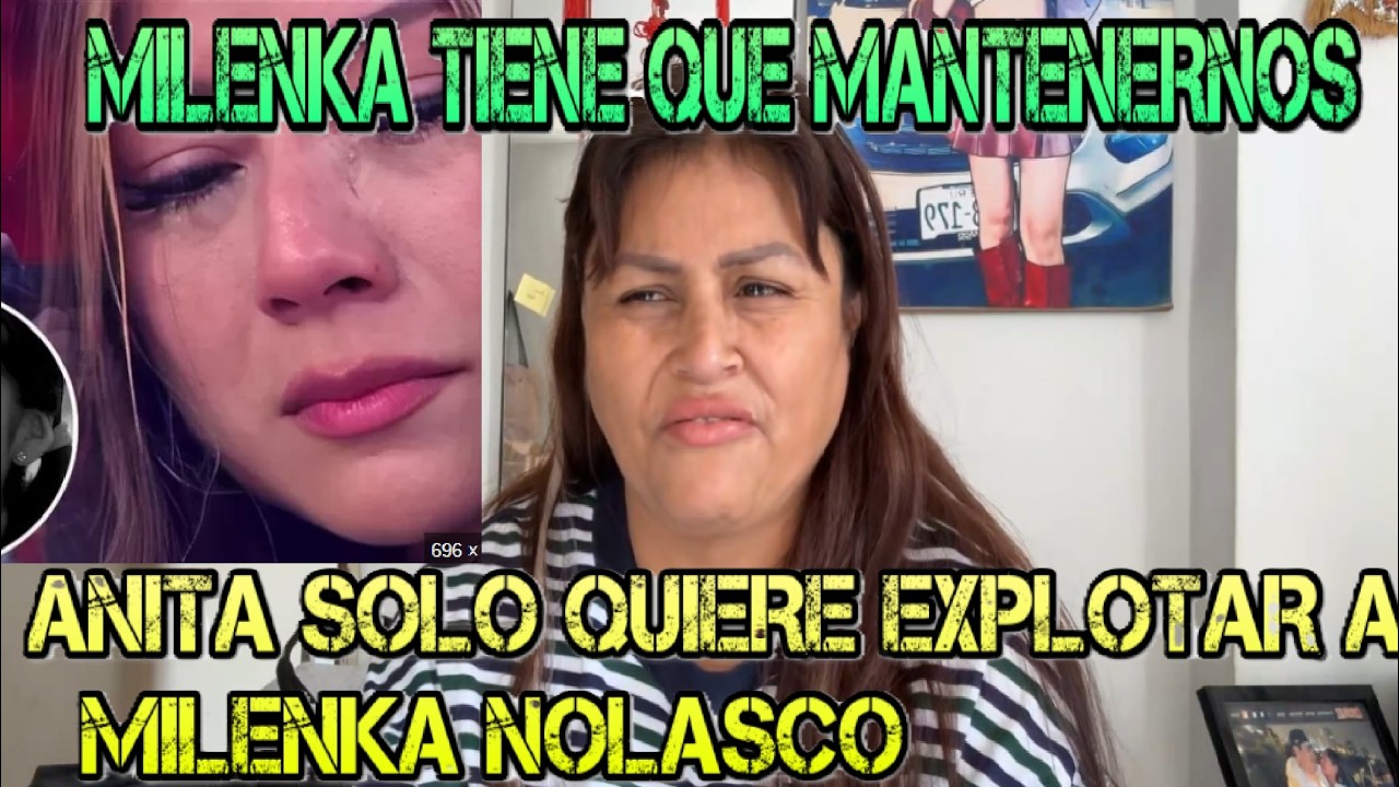 MILENKA  MANTIENE A TODA SU FAMILIA #milenkanolasco #anita #cristorata #macbride #diealis #zully