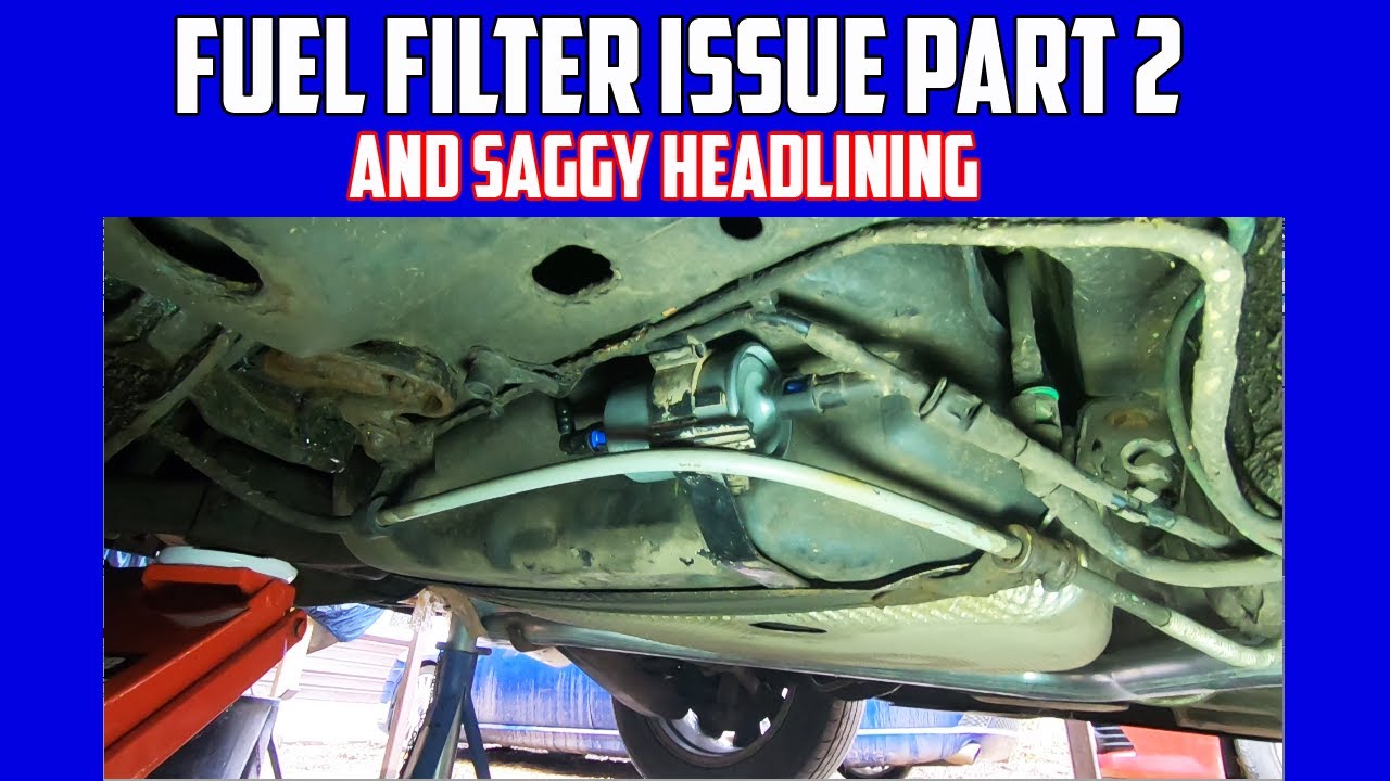 Vauxhall Vectra C Fuel Filter Leak Part 2 And Saggy Roof Lining