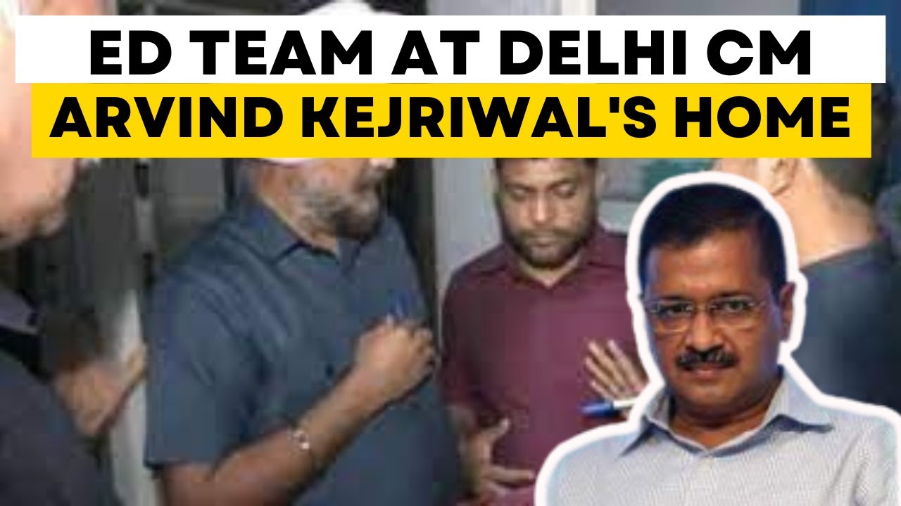 Arvind Kejriwal Live News: ED Team at Delhi CM's Residence Amid Arrest Buzz | Delhi Liquor Scam Case