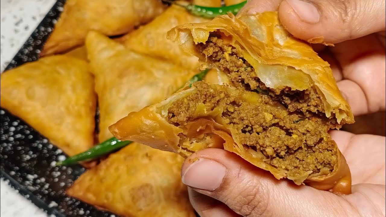 Ramadan Series Ep 6 Keema Samosa Recipe for Iftar | Crispy & Juicy Mutton Keema Samosa | Iftar Snack