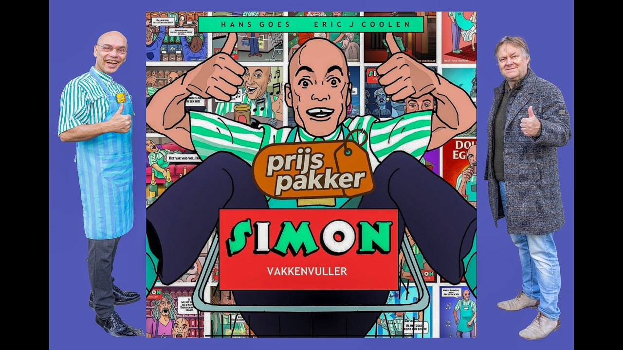 Muziek tijdens presentatie stripboek Simon de Vakkenvuller Samenwerking Hans Goes & Eric J Coolen