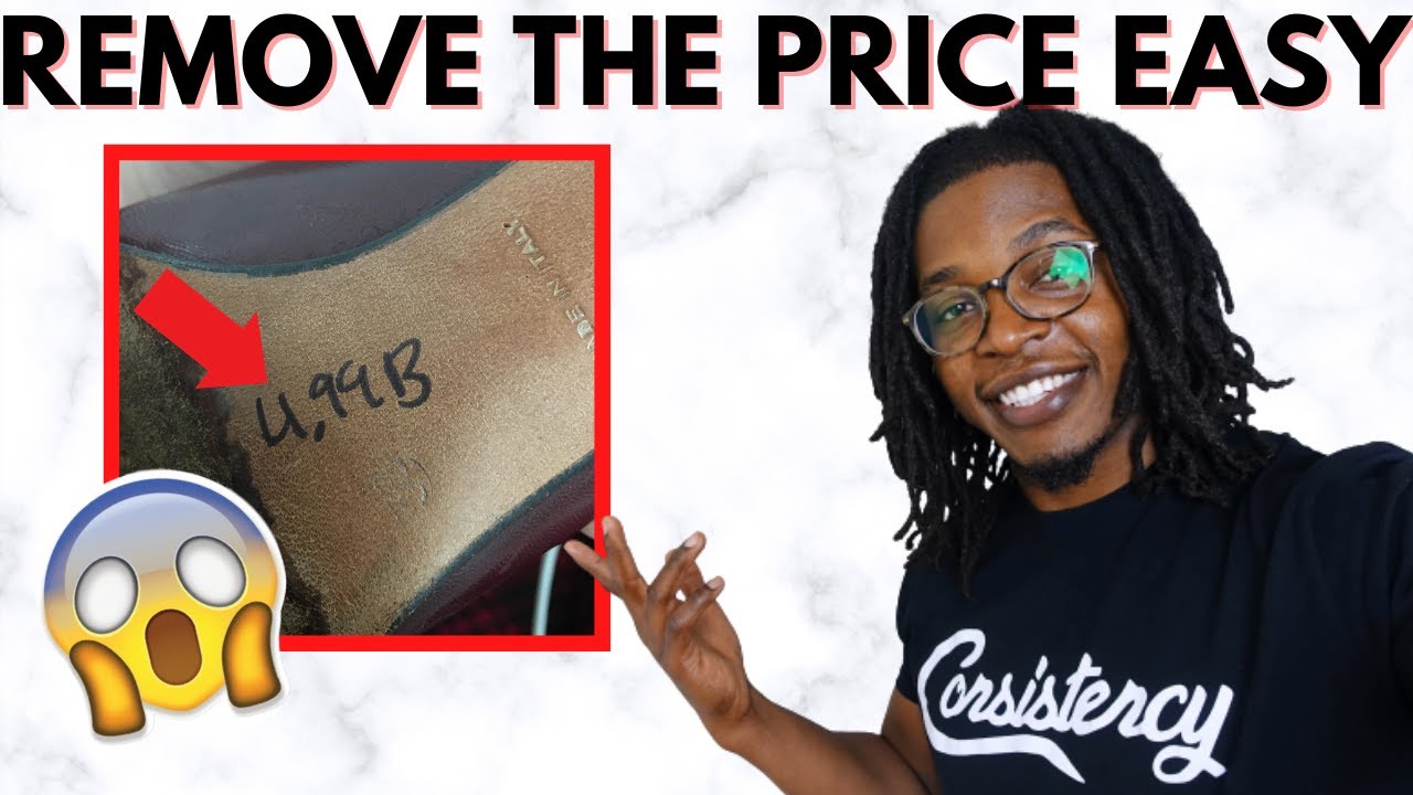 How To REMOVE PERMANENT MARKER and STAINS From SHOES!