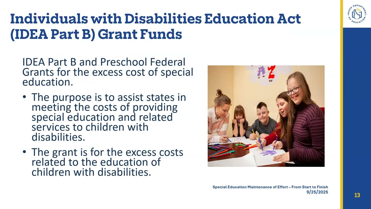 Special Education Maintenance of Effort From Start to Finish