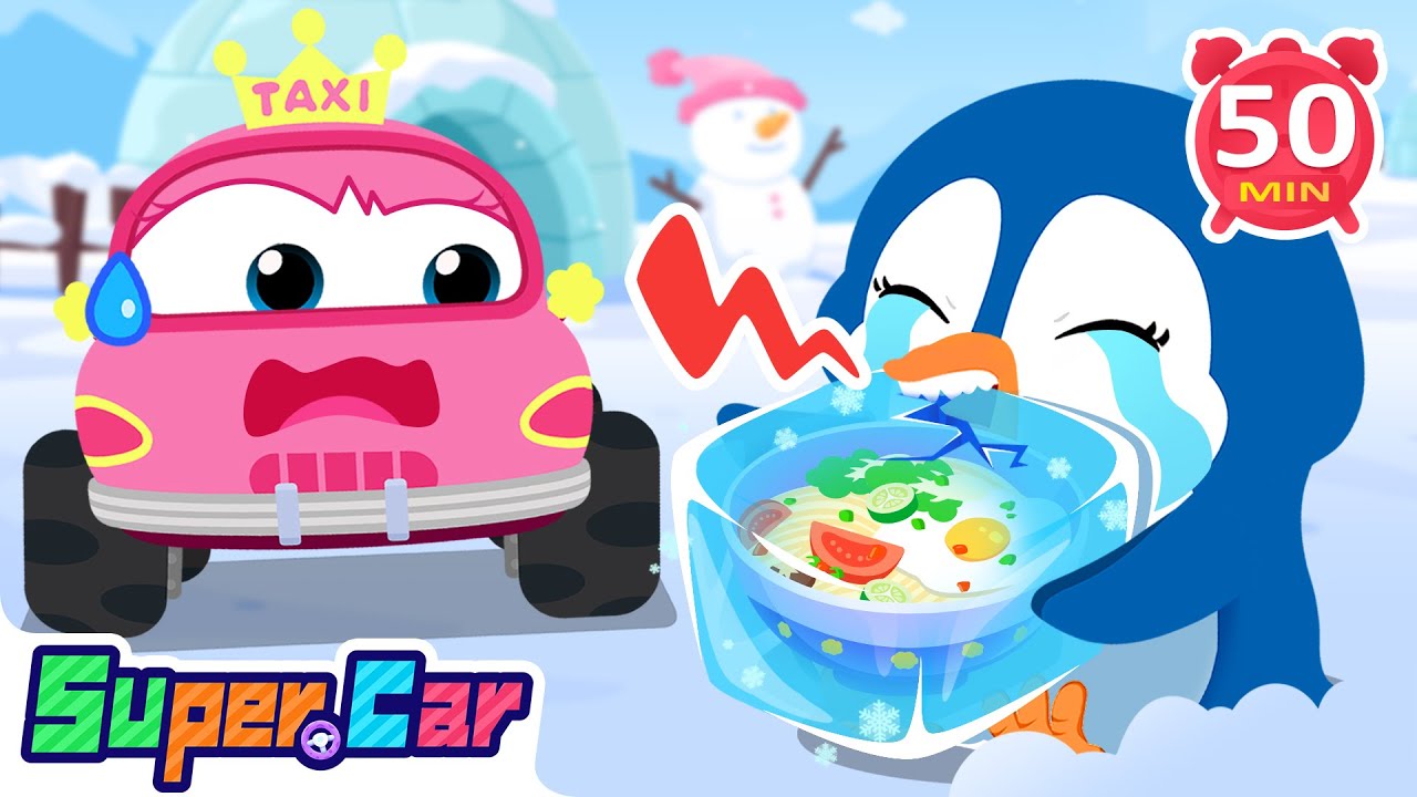 Food Delivery Problem! 🍕 Super Car to the Rescue 🚗💨 | Kids Cartoons & Fun Car Songs 🎶