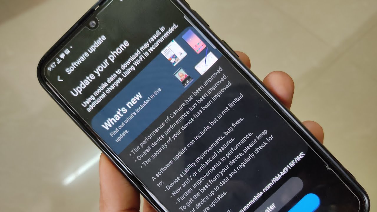 (Malayalam)New software Update available for Samsung Galaxy M21 with security patch March 2021