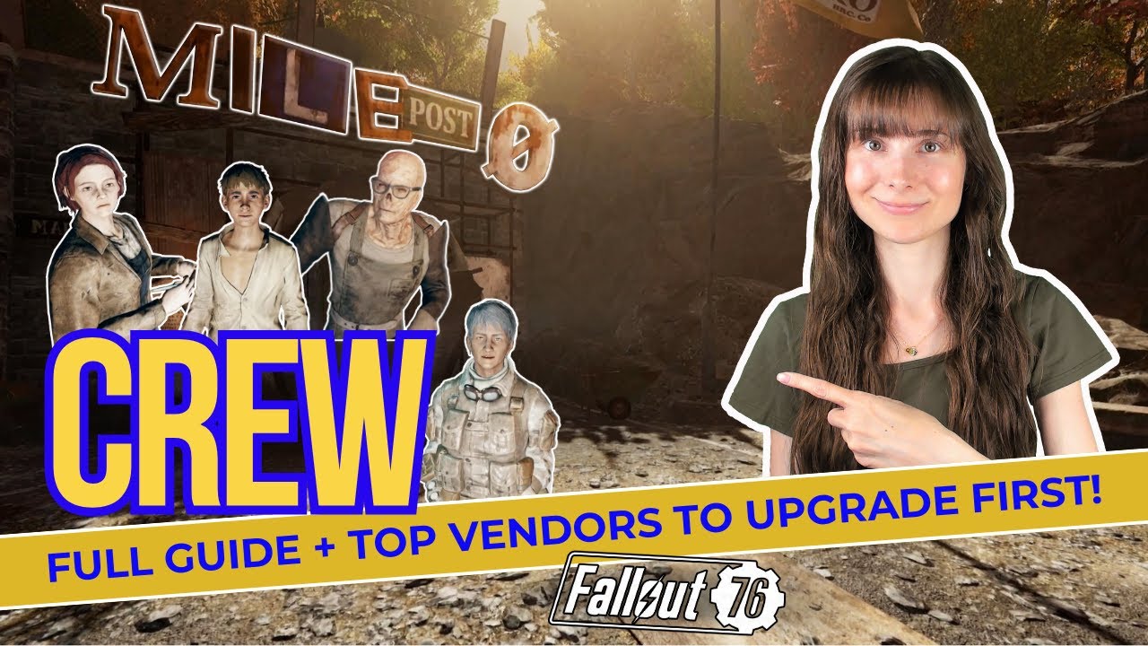 Milepost Zero Crew: Unlock, Save Supplies, & Upgrade these Vendors First! Complete Guide🐄 Fallout 76