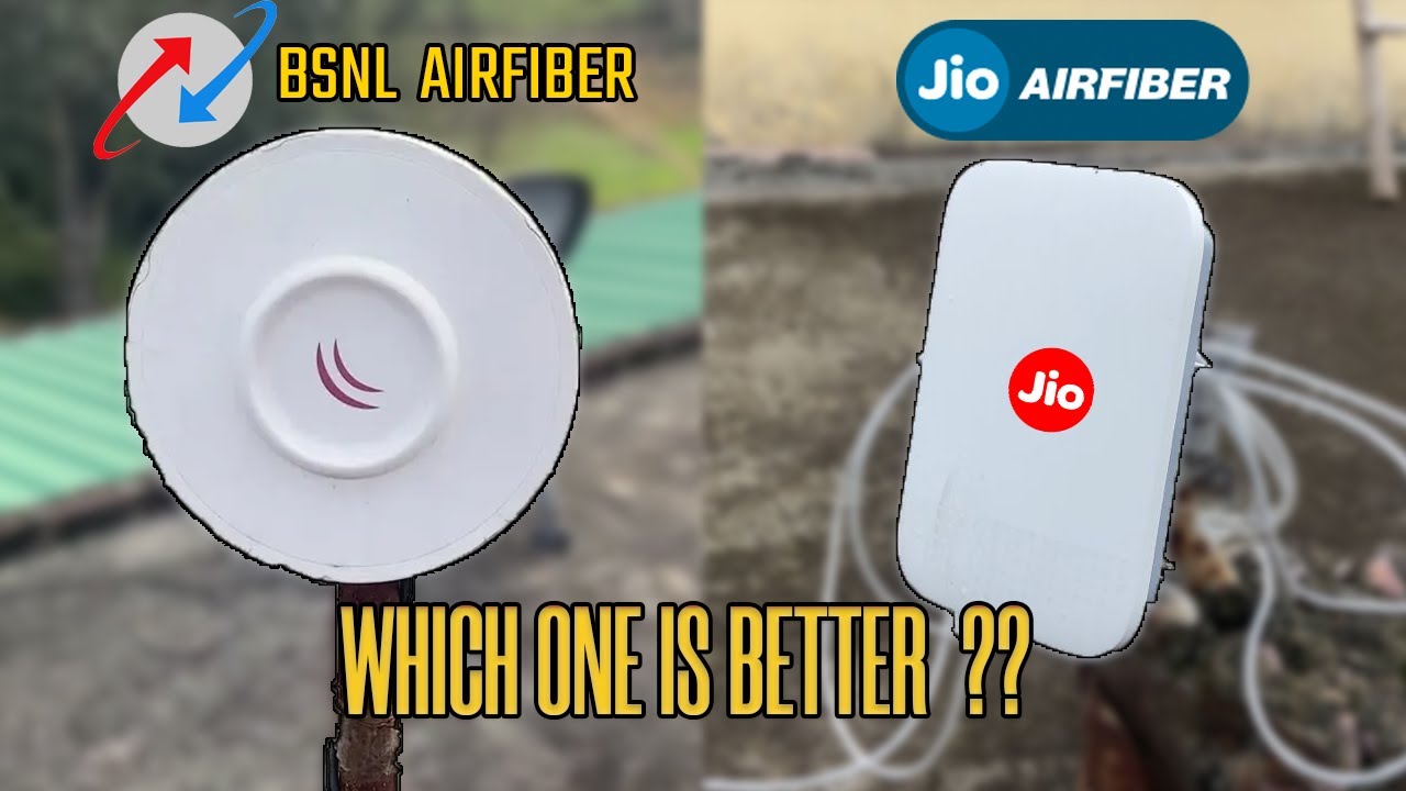 JIO Airfiber vs BSNL Airfiber konsa le ???