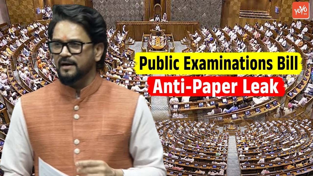 Anurag Singh Thakur Speech On The Anti-Paper Leak Bill Debate in Lok Sabha | YOYO TV Kannada Lok