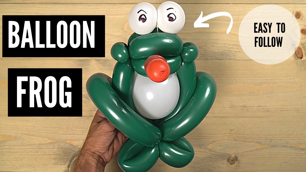 Frog Balloon: Step by Step Tutorial