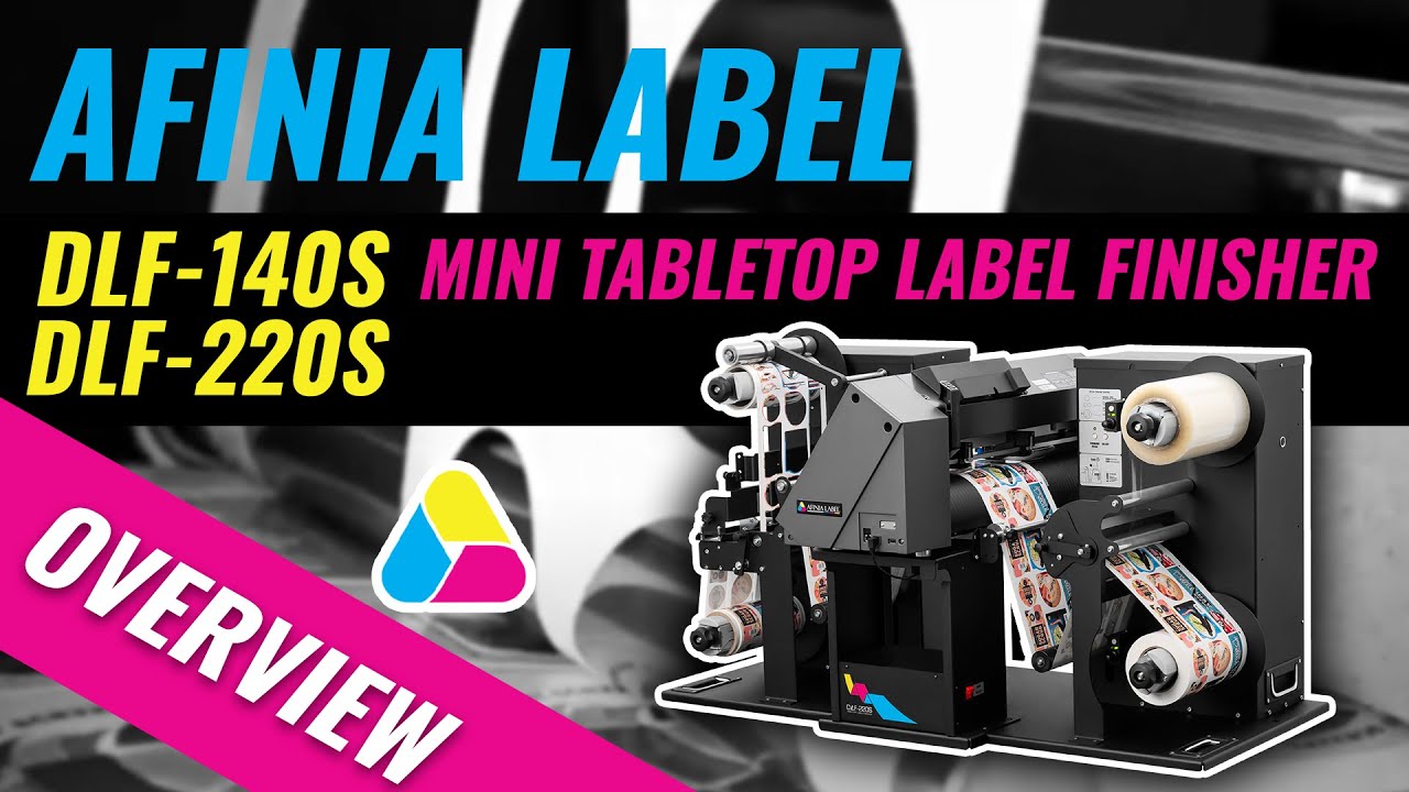 Mini Tabletop Label Finisher Series - Digital plotter-style label cutting and finishing