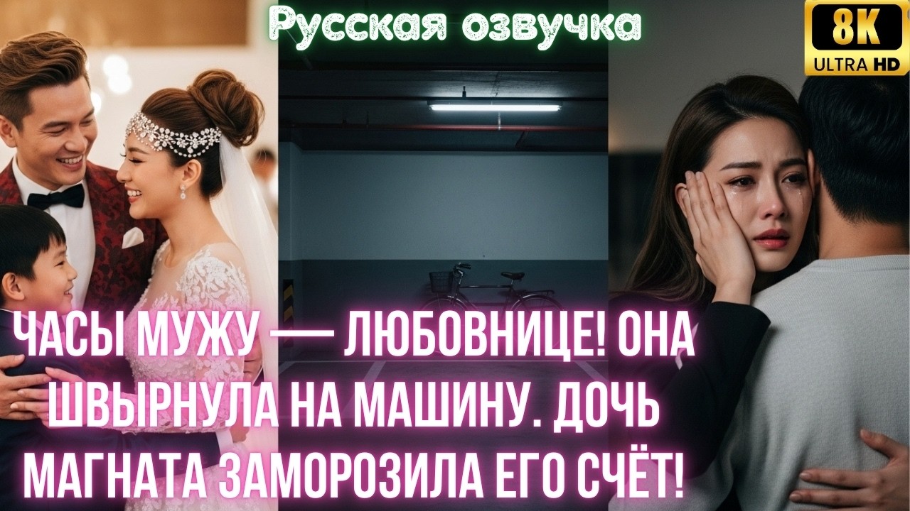 Часы мужу — любовнице! Она швырнула на машину. Дочь магната заморозила его счёт!